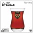 Lav Ajda Baskılı Çay Bardağı